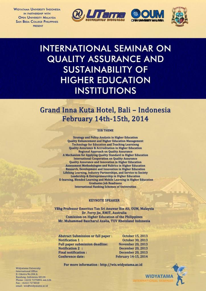 Widyatama Internasional Seminar 2014