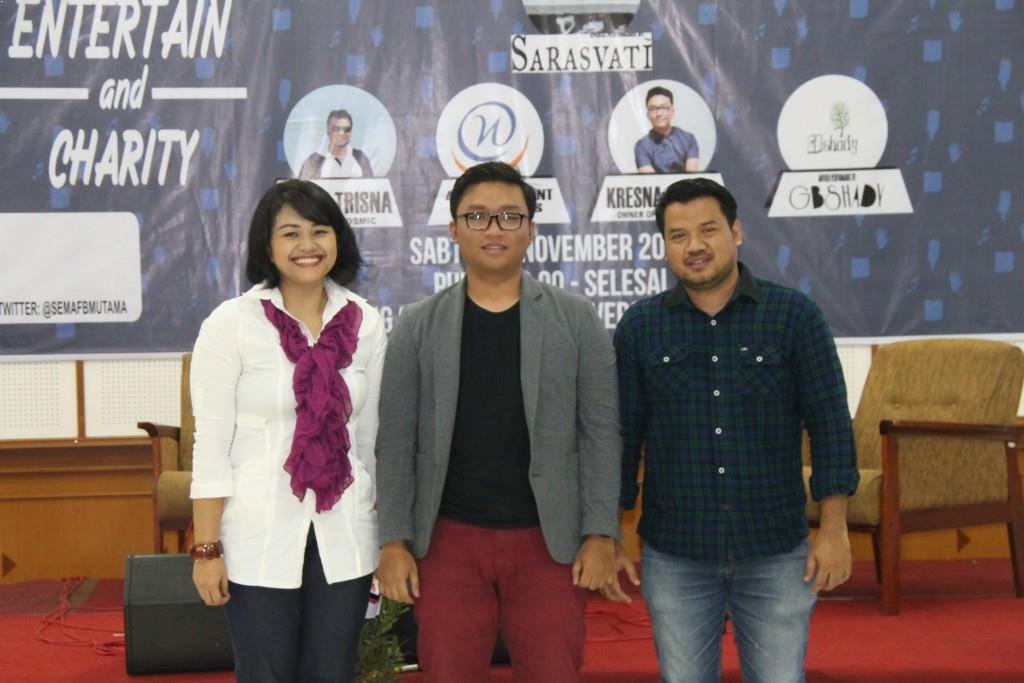 Ketika Sharing Konsentrasi Penjurusan, dibalut oleh Entertain dan Charity