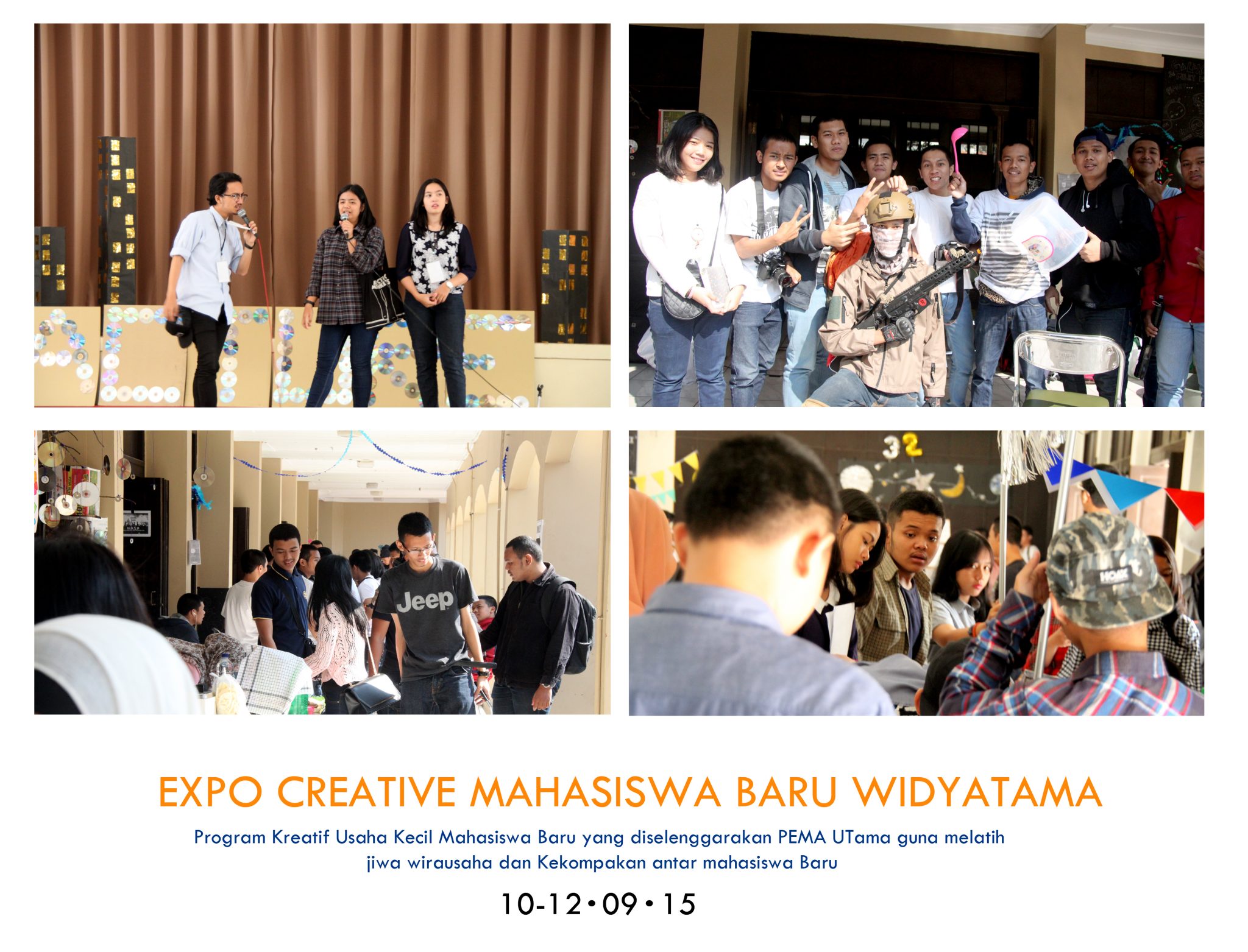EKSPO report  - Expo Mahasiswa Baru Widyatama : Kekompakan, Inovasi, dan Kreatifitas.