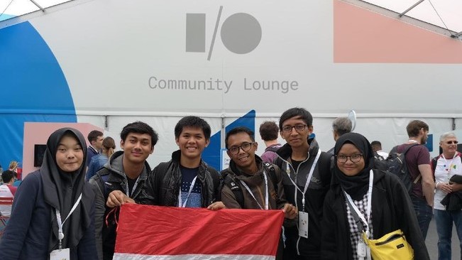3 Student Developers from Indonesia Followed Google I/O in USA