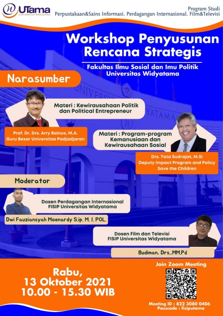 Workshop Penyusunan Rencana Strategis – Fakultas Ilmu Sosial dan Ilmu Politik Universitas Widyatama