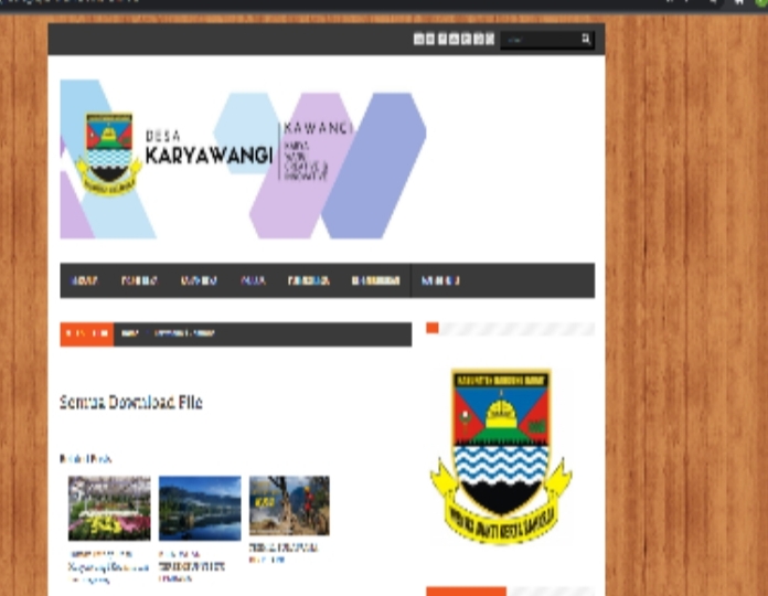 Abdimas Universitas Widyatama Desa Karyawangi KBB - Pembuatan dan Pengisian Konten Website Desa Karyawangi Oleh UTama