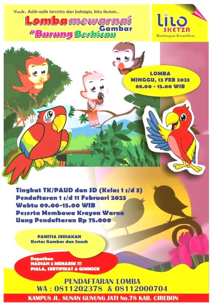 002 Poster Lomba Mewarnai 717x1024 - Kampus Mengajar, MBKM Widyatama, dan Lilosketza Adakan Lomba Kreatifitas Mewarnai Gambar