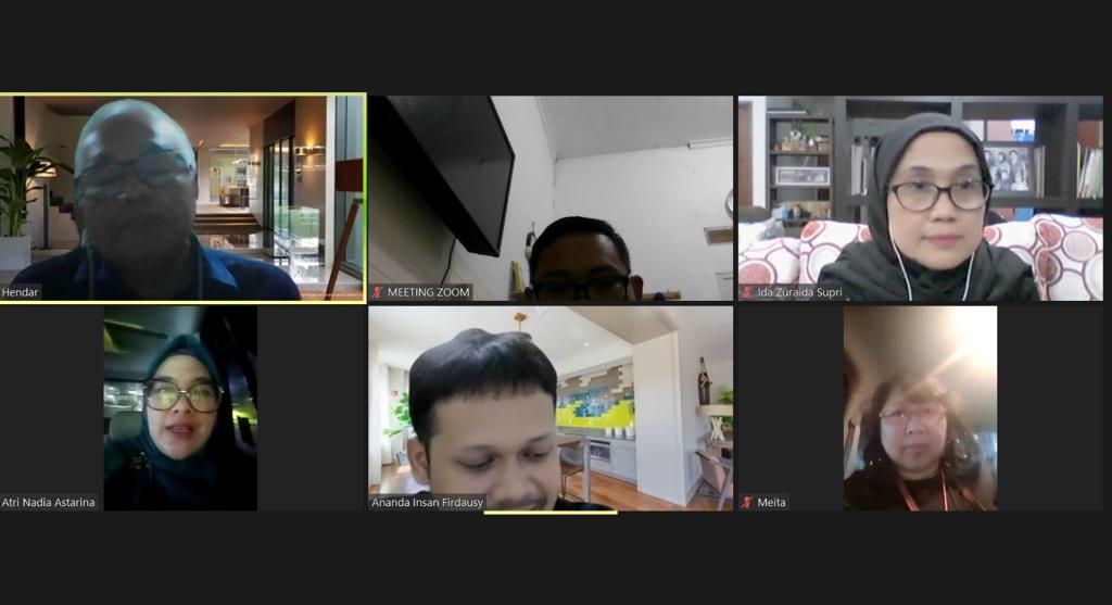Foto 3. Pelatihan secara daring