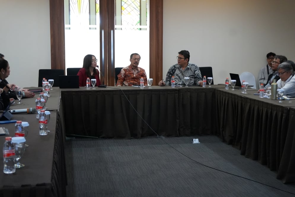 Diskusi kerjasama akademik internasional di Universitas Widyatama.